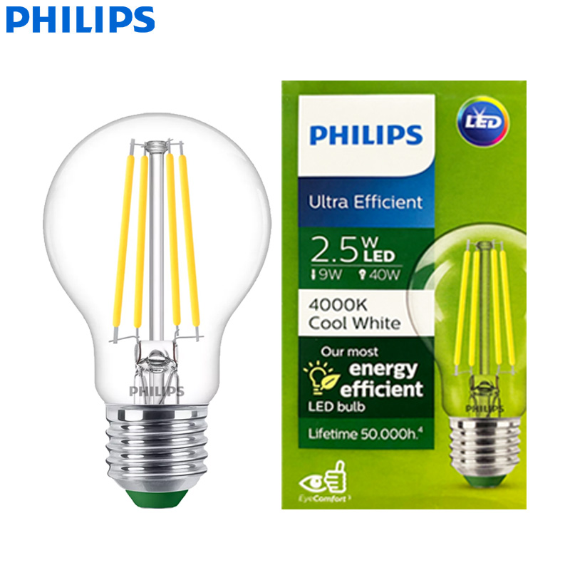 Philips Bulb Led Classic - PHILIPS Ultra Efficient LED Filament Bulb