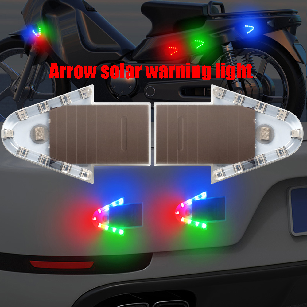 Lighting Visual - 2PCS Car Warning Light,Motorcycle Arrow Flash