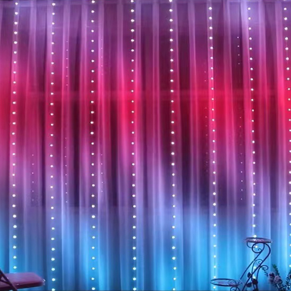 Lighting Christmas Decor - 3M RGB Smart LED Curtain Lights