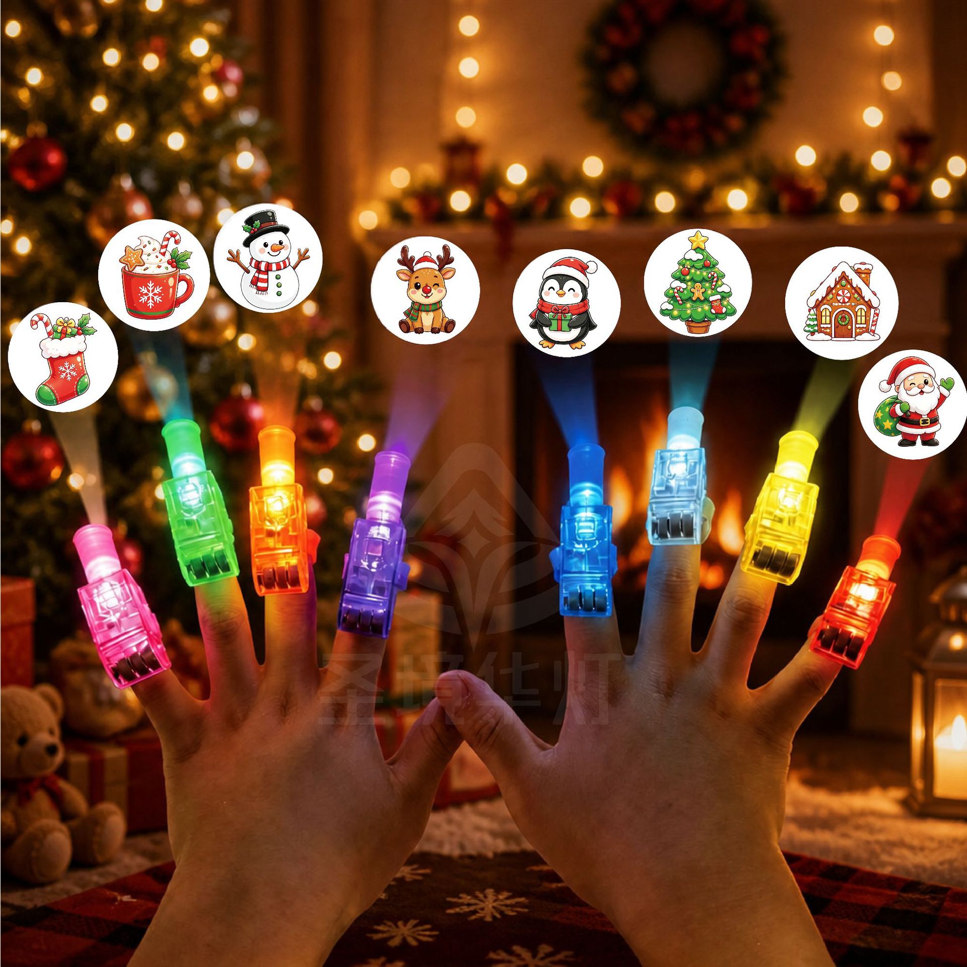24pcs Christmas Projection Fin - Decor Lighting Lamps 评论和价格