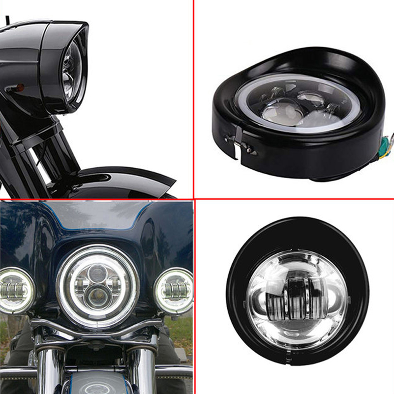 Motorcycle Headlight Trim Viso - Lighting Visual 评论和价格