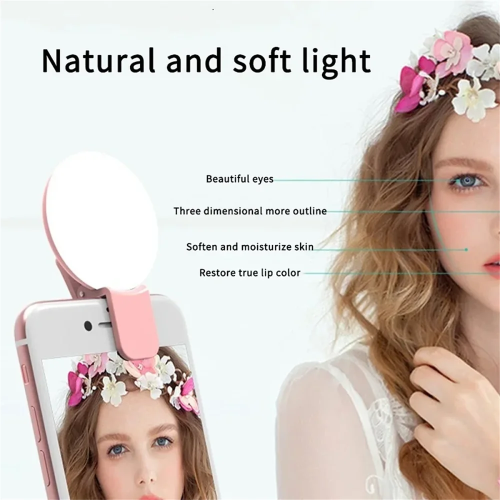 Portable Mini Selfie Ring Ligh - Lighting Visual 评论和价格