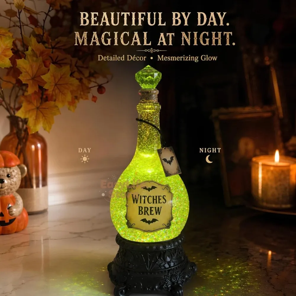 Lighted Witches’ Brew Bottle G - Up Lighting Decor 评论和价格
