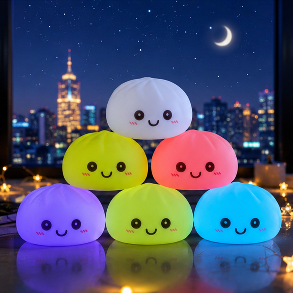 2027 LED Bun Squishy, Glowing  - Up Lighting Decor 评论和价格