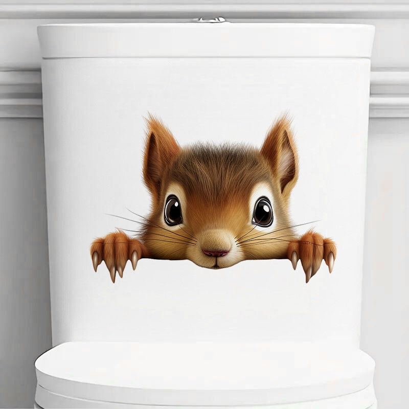 90978# Cute Squirrel Stickers  - Lighting Mcqueen Bedroom Decor 评论和价格